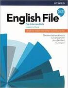 Učebnice v jazykovém kurzu Pomaturitní studium angličtiny, anglicky až 4x rychleji! - začátečníci - lehce mírně pokročilí - English File Pre-Intermediate