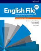 Učebnice v jazykovém kurzu Angličtina pro mírně pokročilé Pre-Intermediate - English File 4th Edition Pre-intermediate Multipack