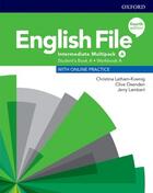 Učebnice v jazykovém kurzu Pomaturitní studium angličtiny, anglicky až 4x rychleji! mírně - středně pokročilí - English File 4th Edition Intermediate Multipack