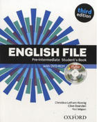 Učebnice v jazykovém kurzu Letní intenzivní kurz pro mírně pokročilé 8.7. - 30.8.2024 - English File 3rd edition pre-intermediate
