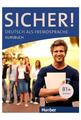 Učebnice používaná v jazykové škole  Jazyková škola Koala: Sicher! B1+